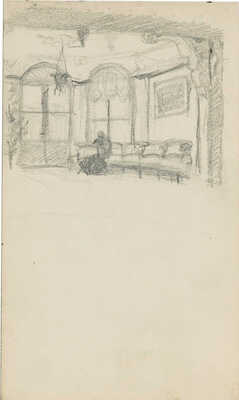 Радлов Николай Эрнестович.  Блокнот с рисунками (28 листов с 32 набросками)